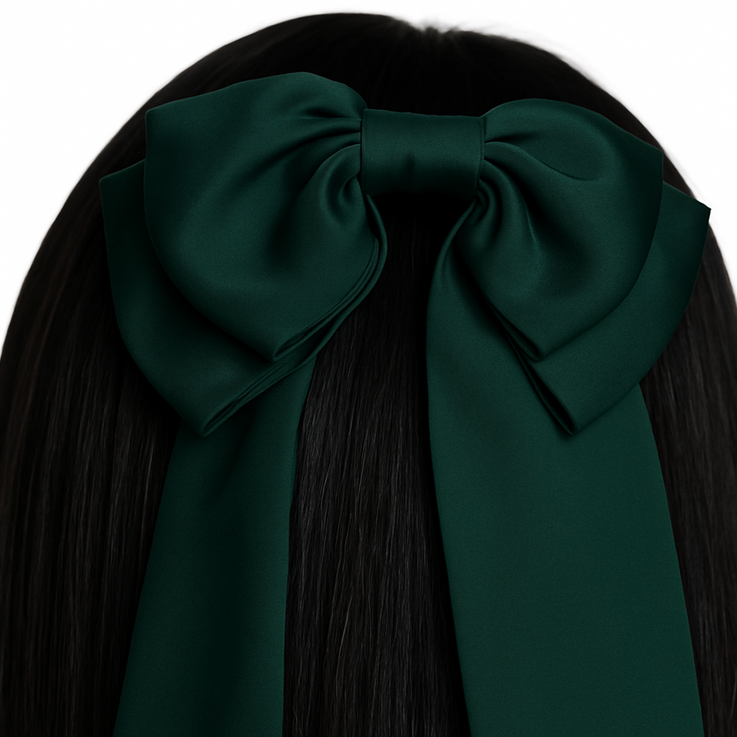 Baib Bow in Dark Green