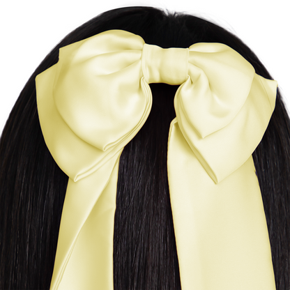 Baib Bow in Butter Yellow