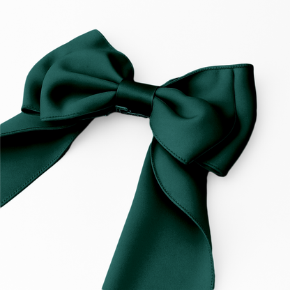 Baib Bow in Dark Green