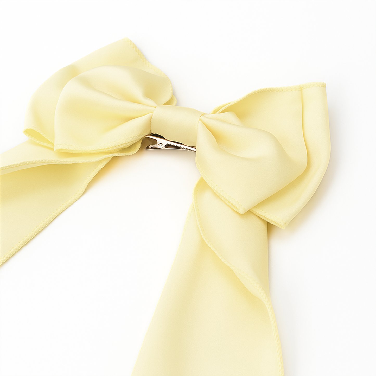 Baib Bow in Butter Yellow