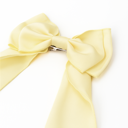 Baib Bow in Butter Yellow