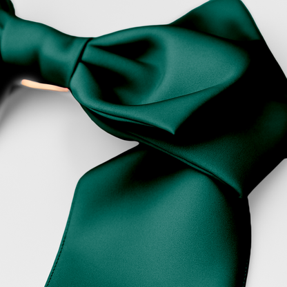 Baib Bow in Dark Green