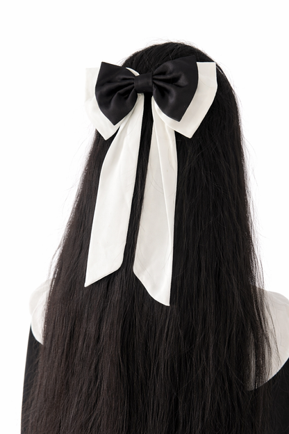 Baib bow White & Black