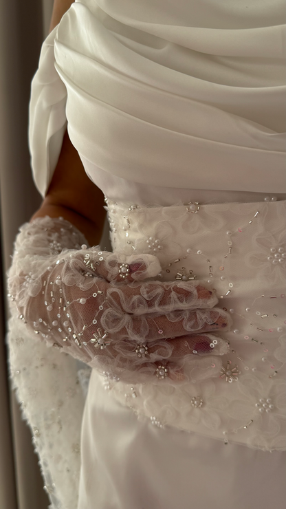 Baib 14 Fancy White Dress
