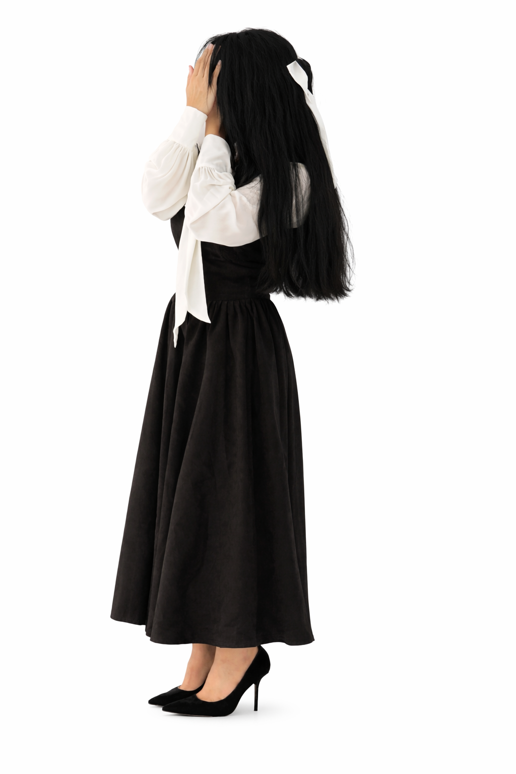 Baib 8  White & Black Dress