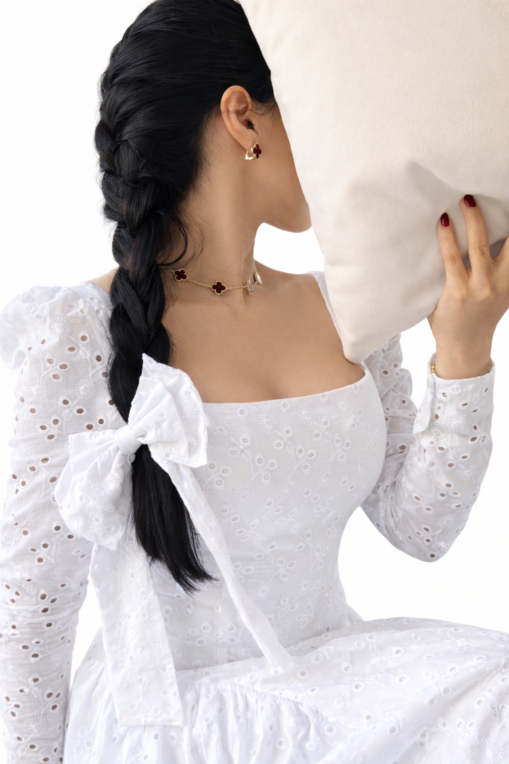 Baib 9  White Dress