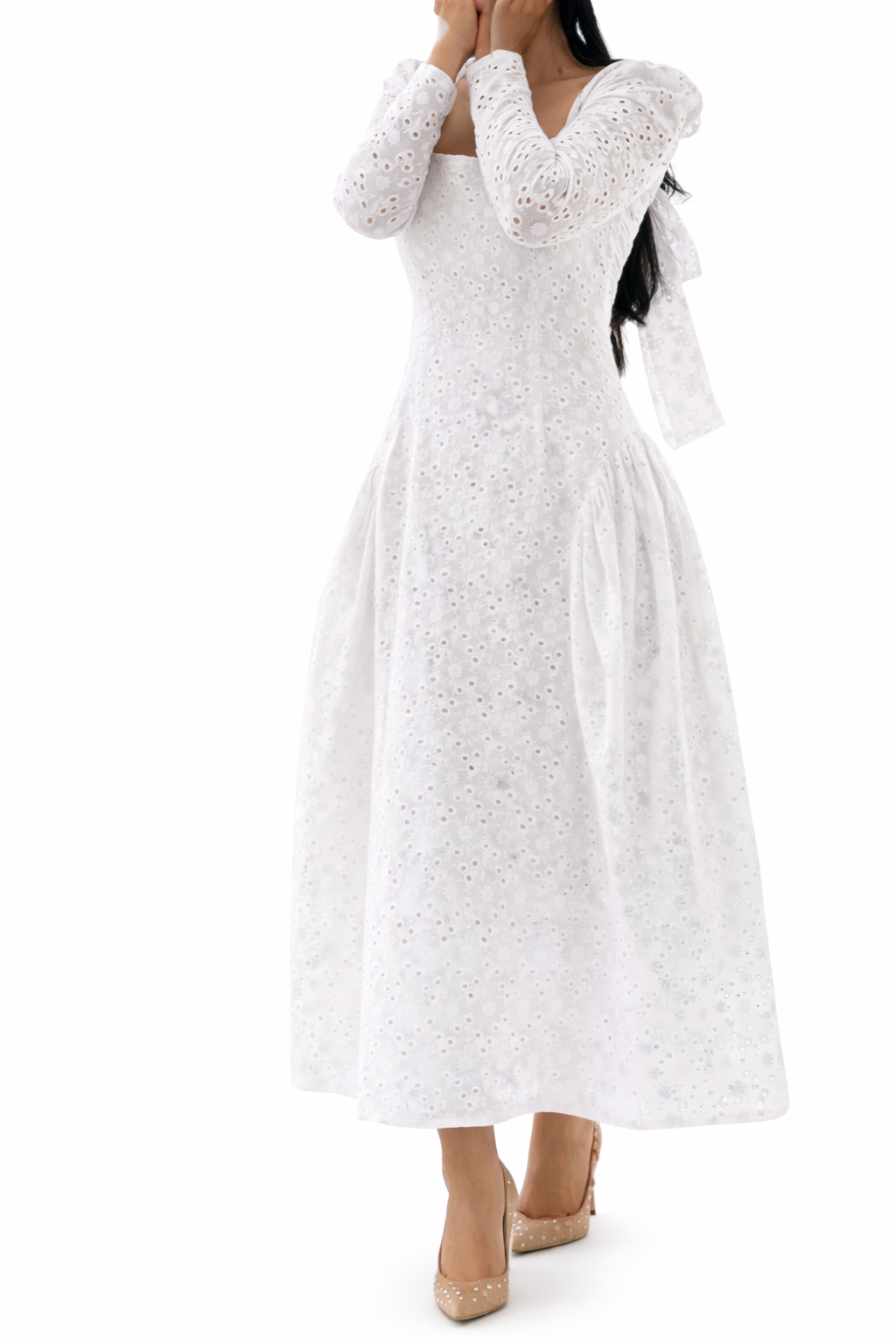 Baib 9  White Dress