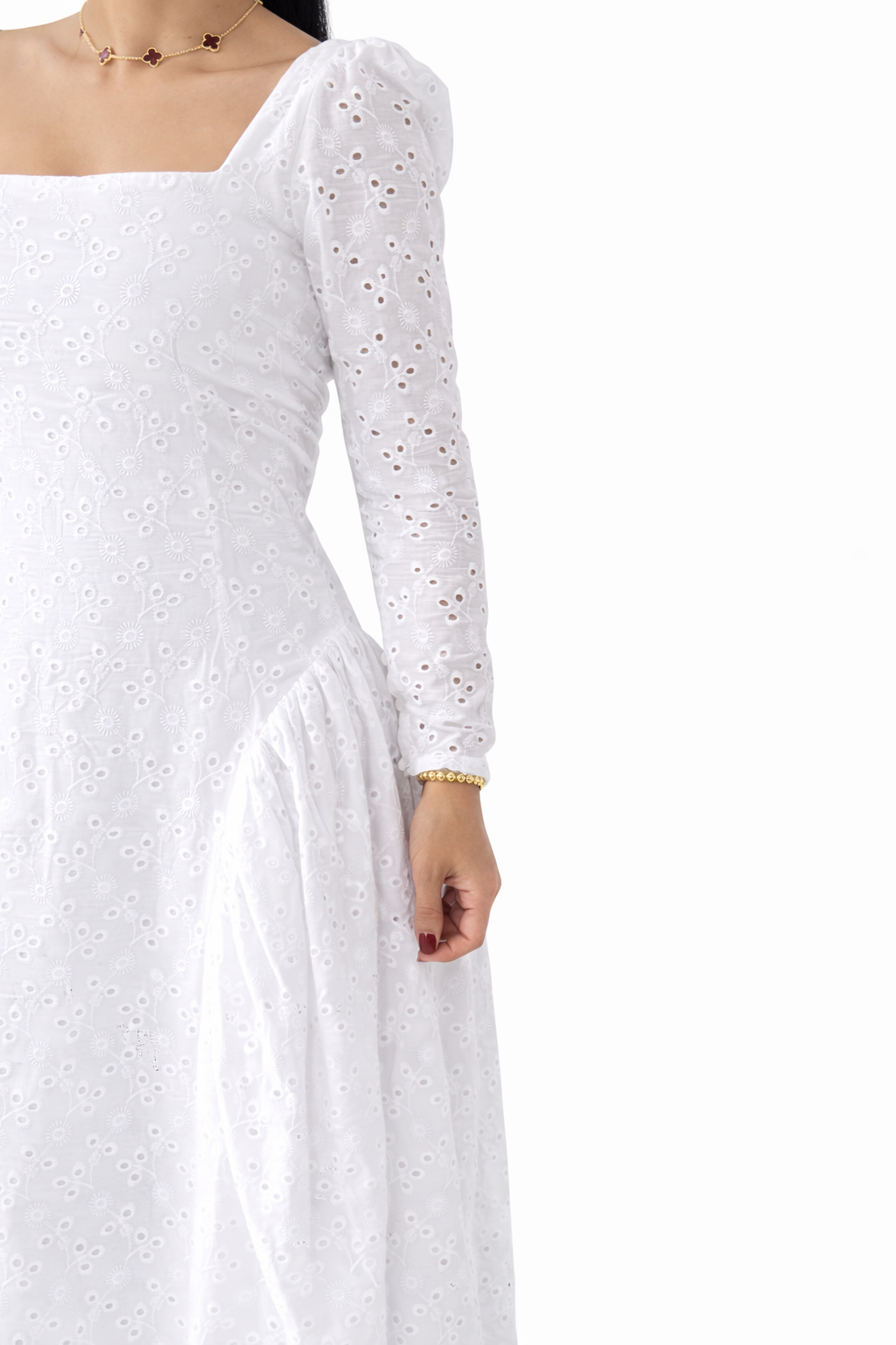 Baib 9  White Dress