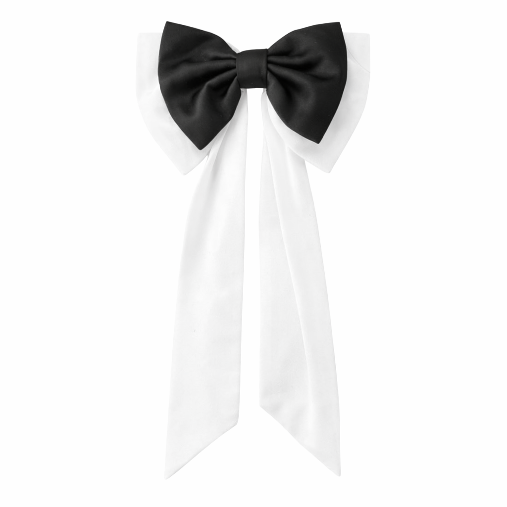 Baib bow White & Black