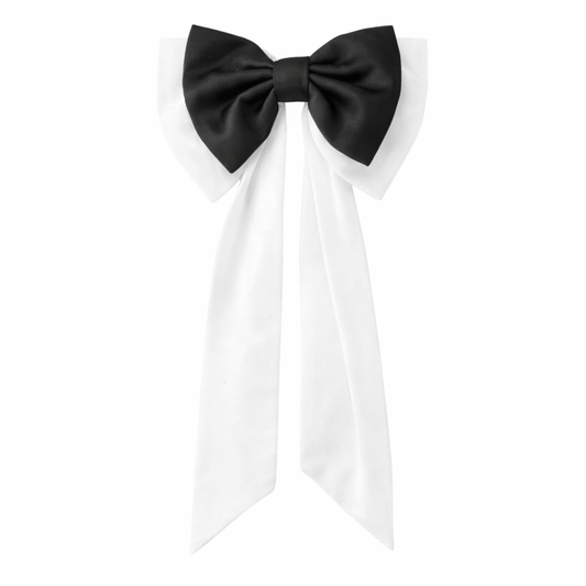 Baib bow White & Black